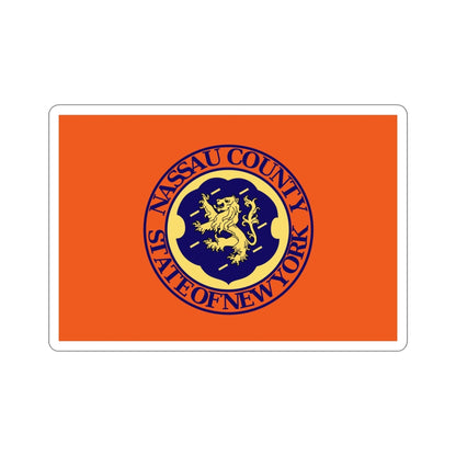 Flag of Nassau County New York STICKER Vinyl Die-Cut Decal-6 Inch-The Sticker Space