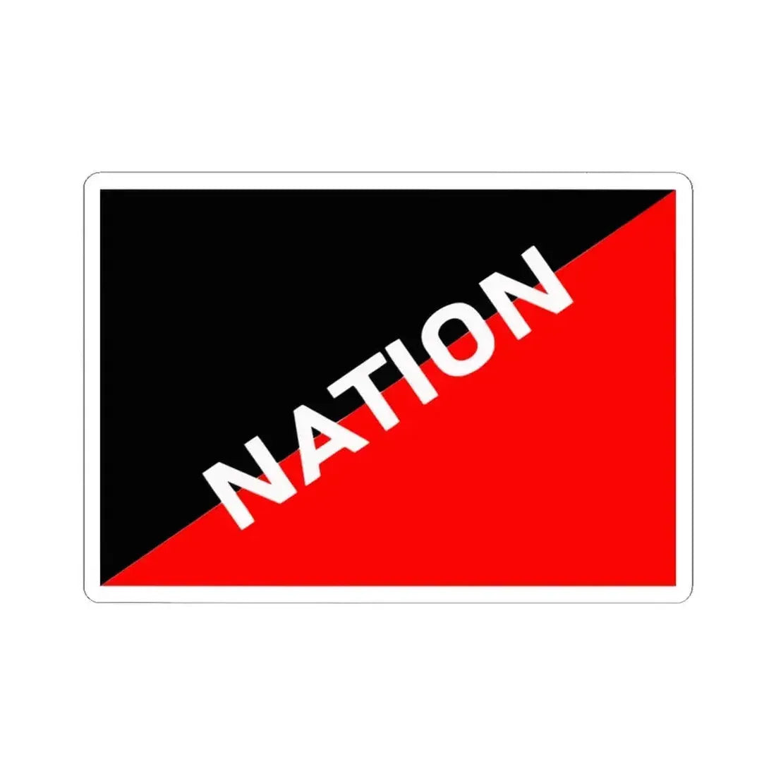 Flag of Nation Belgium (Belgium) STICKER Vinyl Kiss-Cut Decal 6 Inch White - The Sticker Space