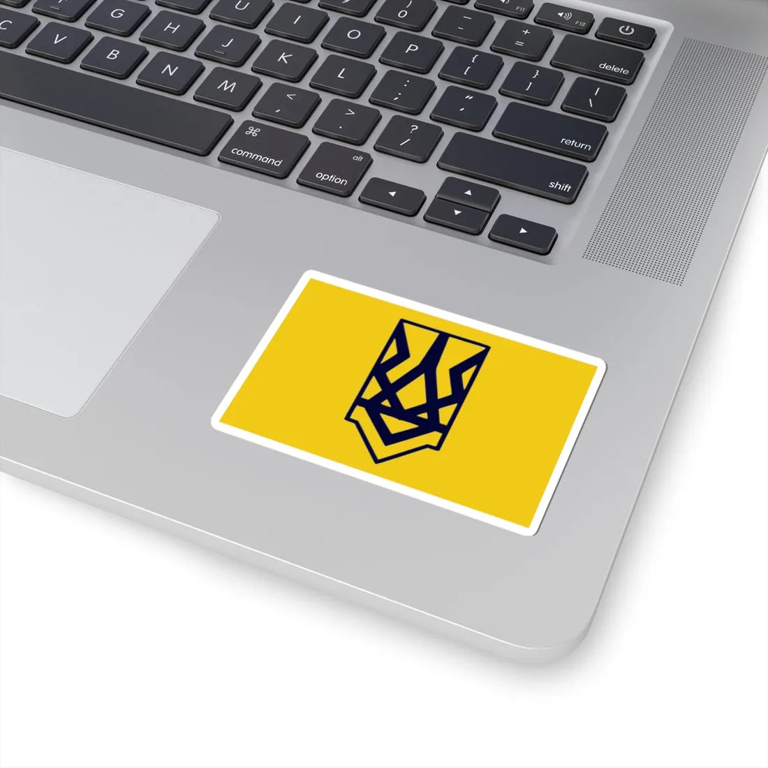 Flag of National Corps variant (Ukraine) STICKER Vinyl Kiss-Cut Decal - The Sticker Space