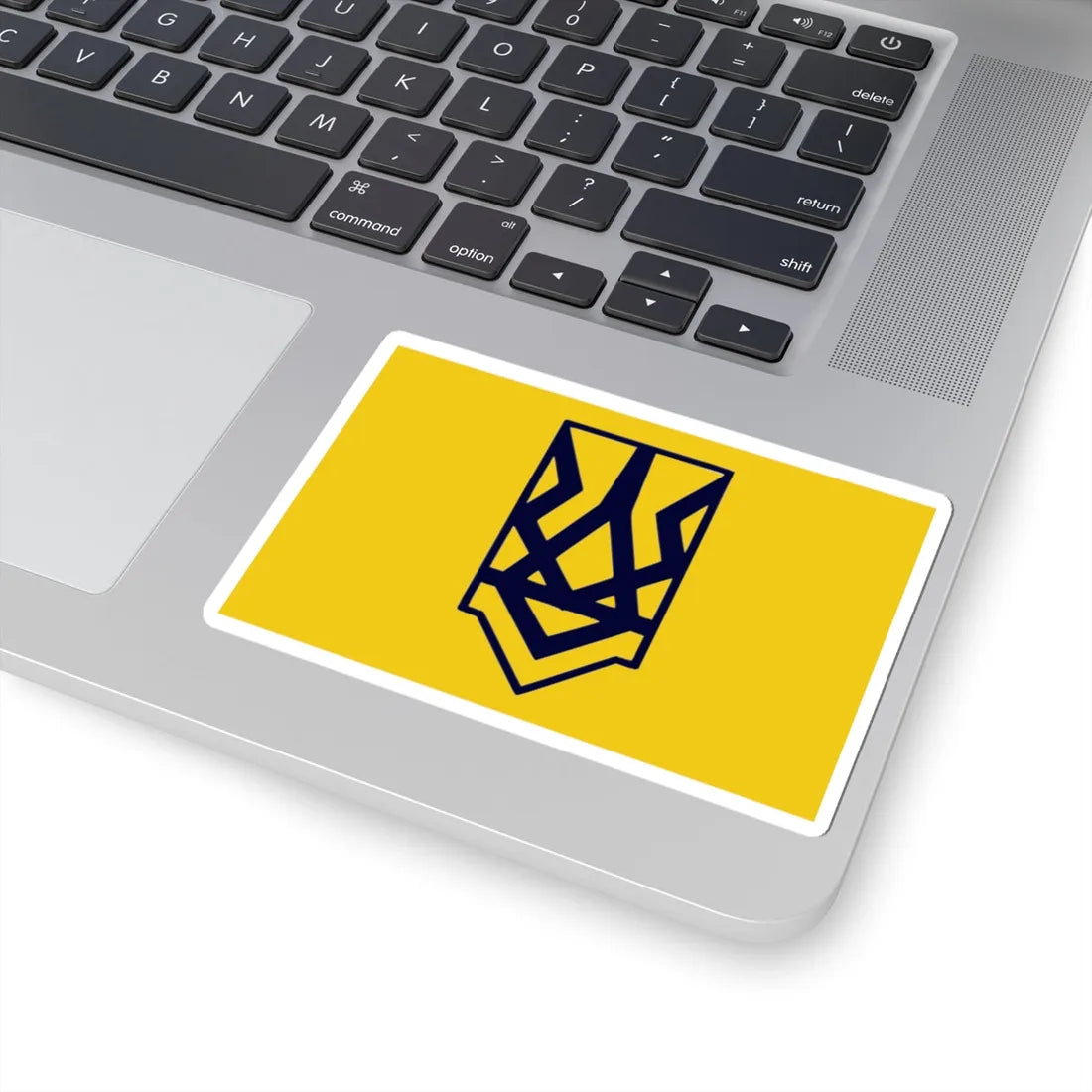 Flag of National Corps variant (Ukraine) STICKER Vinyl Kiss-Cut Decal - The Sticker Space