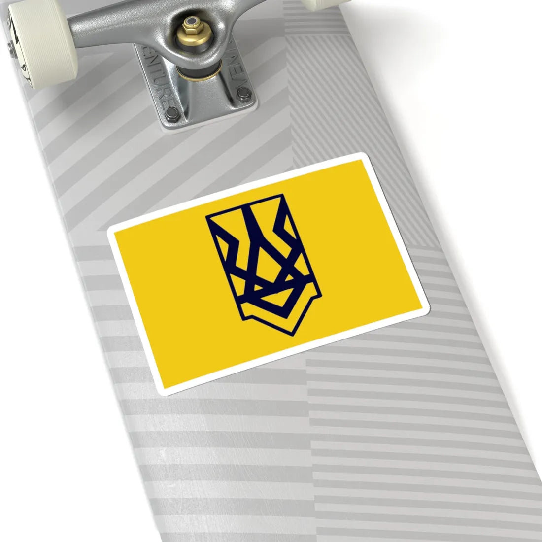 Flag of National Corps variant (Ukraine) STICKER Vinyl Kiss-Cut Decal - The Sticker Space