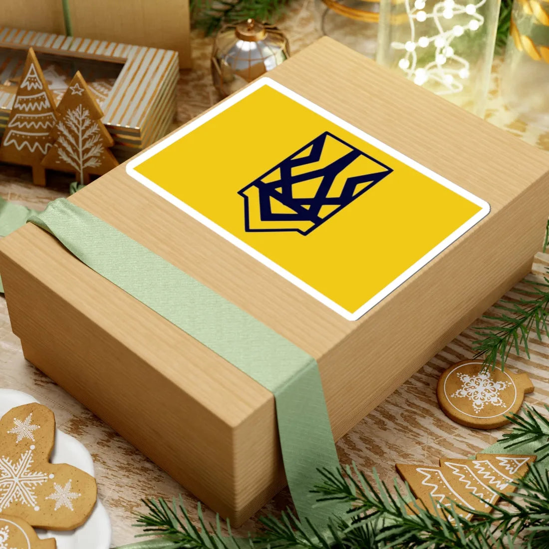 Flag of National Corps variant (Ukraine) STICKER Vinyl Kiss-Cut Decal - The Sticker Space