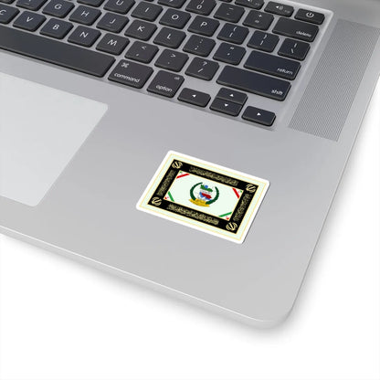 Flag of National Geographical Organization of Iranian Armed Forces (Iran) STICKER Vinyl Kiss-Cut Decal - The Sticker Space