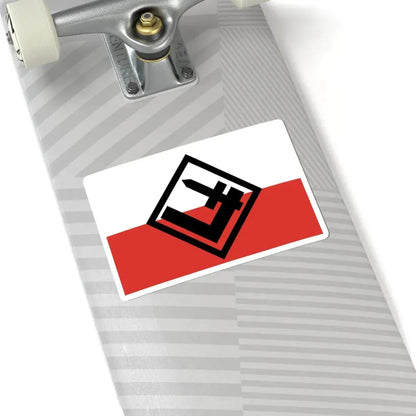 Flag of National Revival of Poland (Poland) STICKER Vinyl Kiss-Cut Decal - The Sticker Space