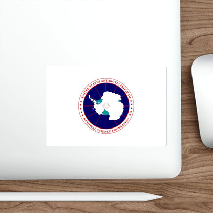 Flag of National Science Foundation Antarctic Program STICKER Vinyl Die-Cut Decal-The Sticker Space