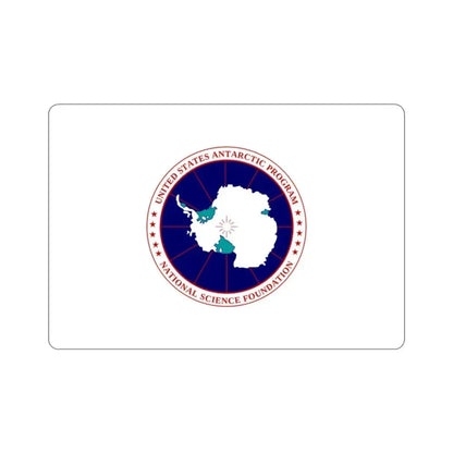 Flag of National Science Foundation Antarctic Program STICKER Vinyl Die-Cut Decal 2 Inch - The Sticker Space