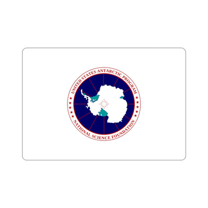 Flag of National Science Foundation Antarctic Program STICKER Vinyl Die-Cut Decal-4 Inch-The Sticker Space