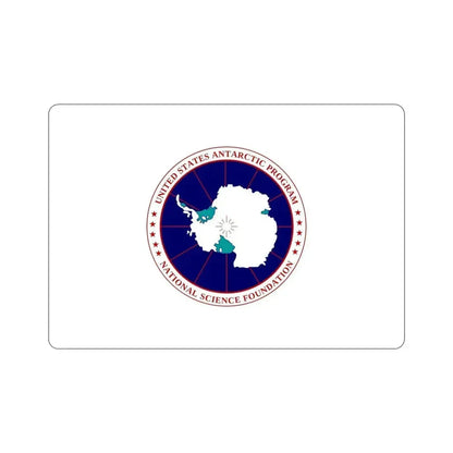 Flag of National Science Foundation Antarctic Program STICKER Vinyl Die-Cut Decal 5 Inch - The Sticker Space