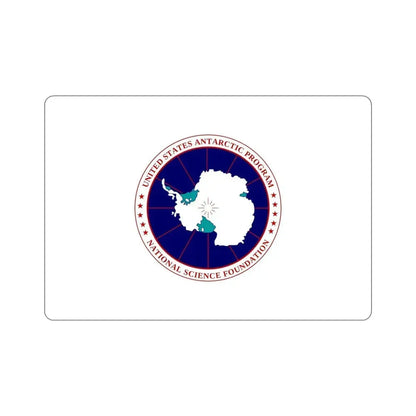 Flag of National Science Foundation Antarctic Program STICKER Vinyl Die-Cut Decal 6 Inch - The Sticker Space