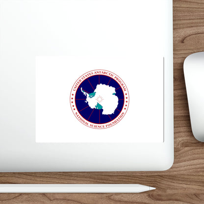 Flag of National Science Foundation Antarctic Program STICKER Vinyl Die-Cut Decal-The Sticker Space