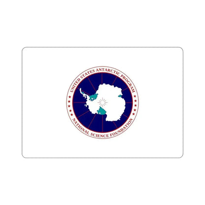 Flag of National Science Foundation Antarctic Program STICKER Vinyl Die-Cut Decal - The Sticker Space