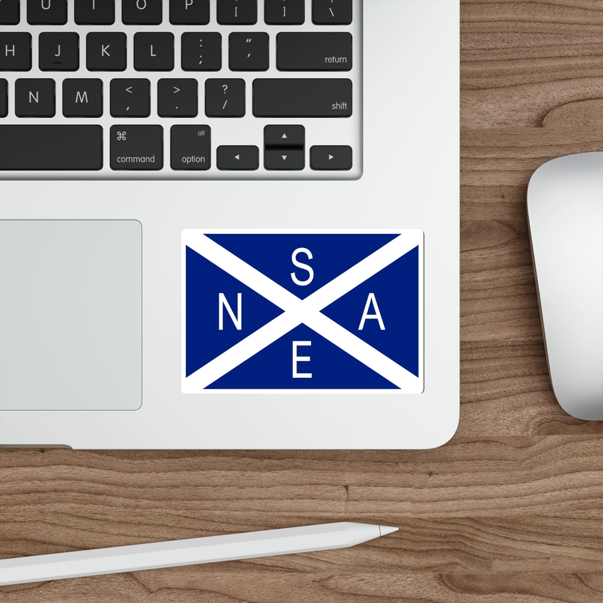 Flag of National Scottish Antarctic Expedition STICKER Vinyl Die-Cut Decal-The Sticker Space