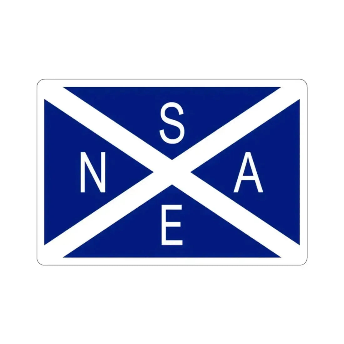 Flag of National Scottish Antarctic Expedition STICKER Vinyl Die-Cut Decal 2 Inch - The Sticker Space
