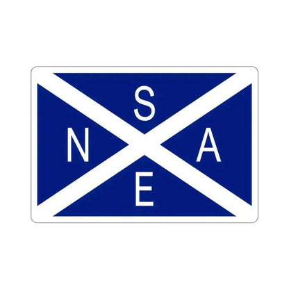 Flag of National Scottish Antarctic Expedition STICKER Vinyl Die-Cut Decal 2 Inch - The Sticker Space