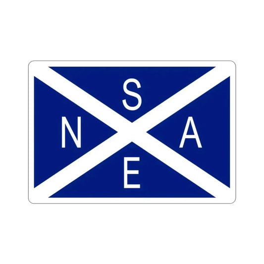 Flag of National Scottish Antarctic Expedition STICKER Vinyl Die-Cut Decal 2 Inch - The Sticker Space