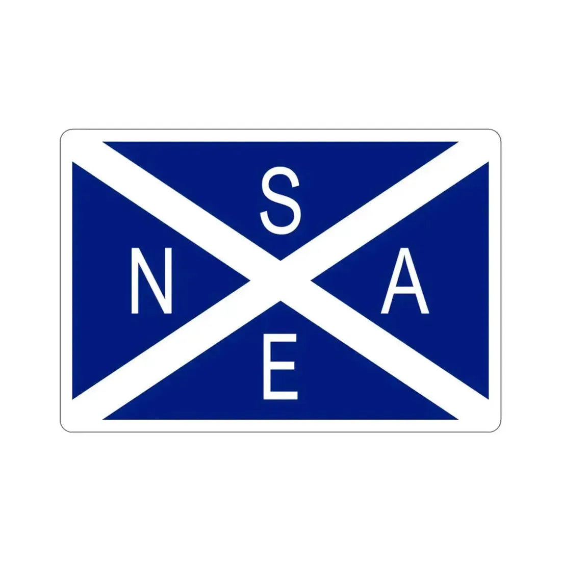 Flag of National Scottish Antarctic Expedition STICKER Vinyl Die-Cut Decal 3 Inch - The Sticker Space
