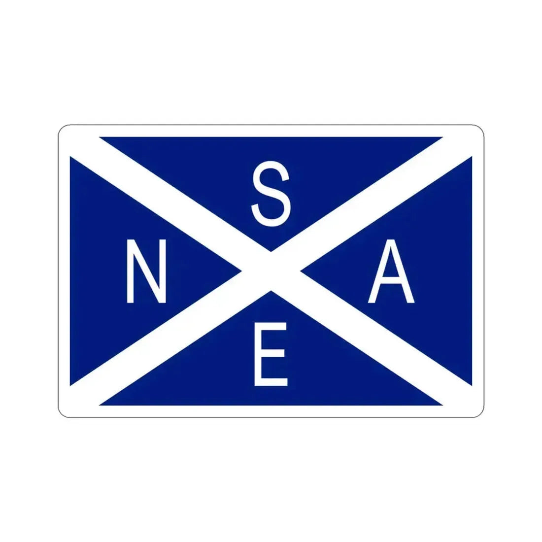 Flag of National Scottish Antarctic Expedition STICKER Vinyl Die-Cut Decal 3 Inch - The Sticker Space