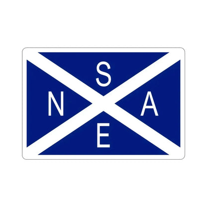 Flag of National Scottish Antarctic Expedition STICKER Vinyl Die-Cut Decal 3 Inch - The Sticker Space