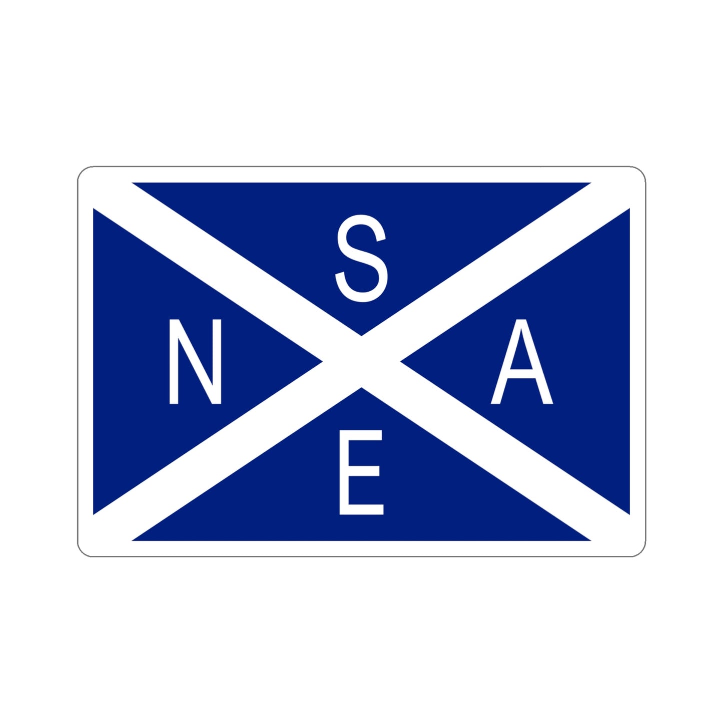 Flag of National Scottish Antarctic Expedition STICKER Vinyl Die-Cut Decal-4 Inch-The Sticker Space