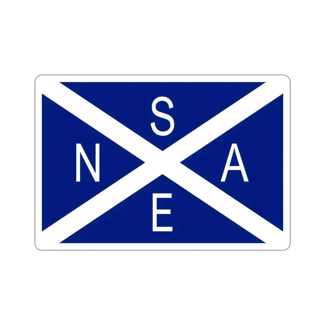 Flag of National Scottish Antarctic Expedition STICKER Vinyl Die-Cut Decal 4 Inch - The Sticker Space