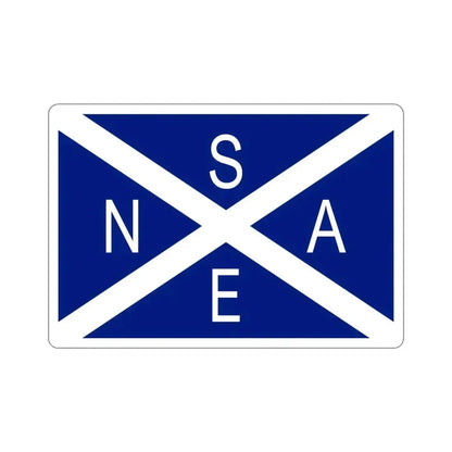 Flag of National Scottish Antarctic Expedition STICKER Vinyl Die-Cut Decal 4 Inch - The Sticker Space