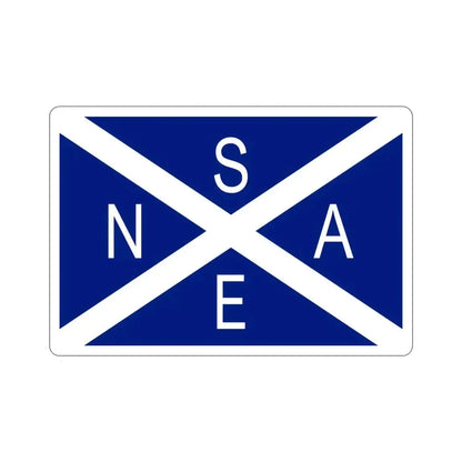 Flag of National Scottish Antarctic Expedition STICKER Vinyl Die-Cut Decal 4 Inch - The Sticker Space