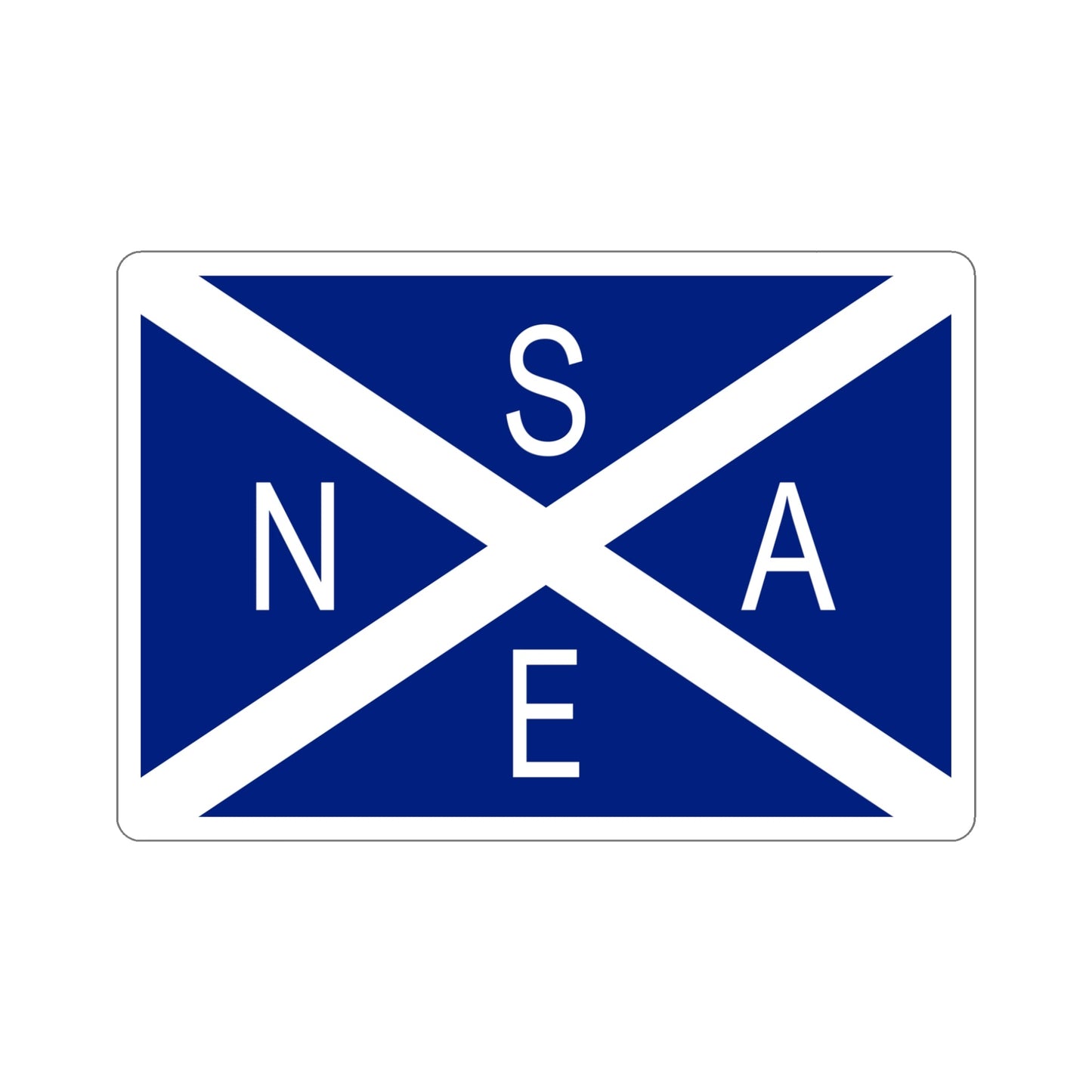 Flag of National Scottish Antarctic Expedition STICKER Vinyl Die-Cut Decal-5 Inch-The Sticker Space