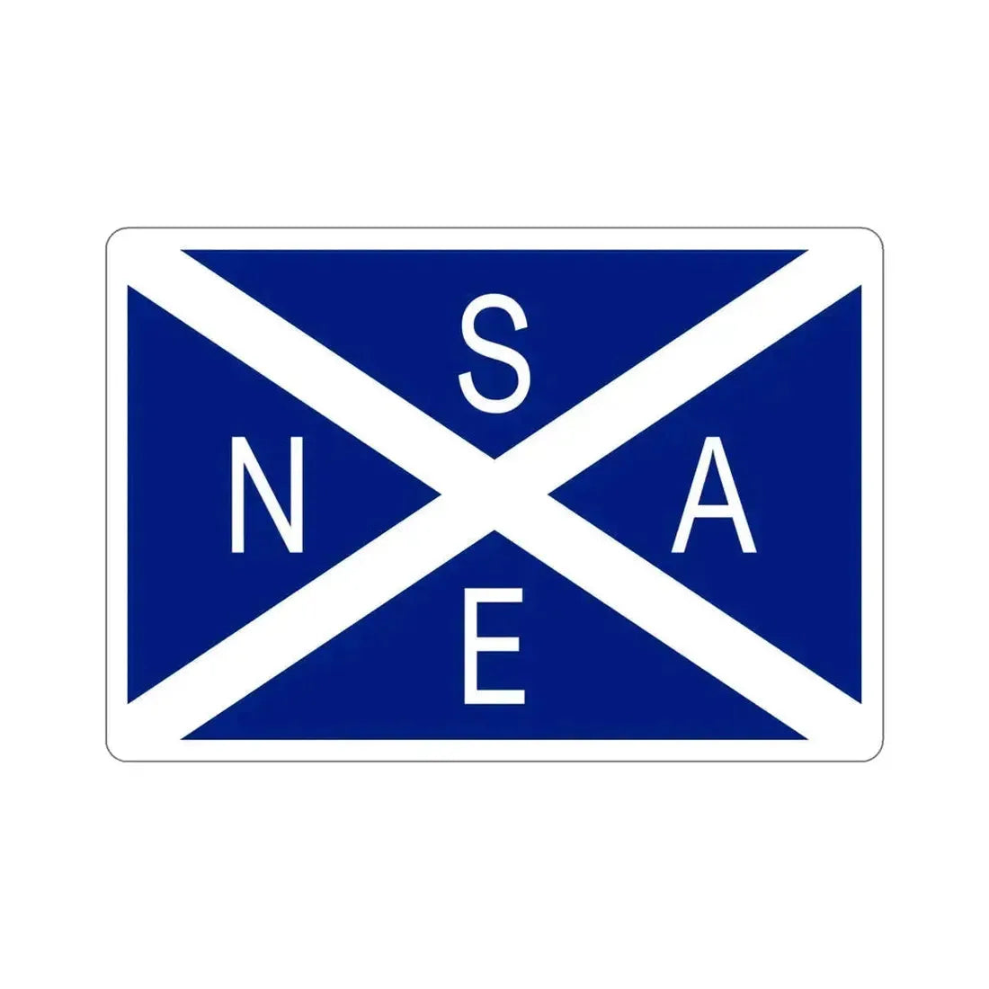 Flag of National Scottish Antarctic Expedition STICKER Vinyl Die-Cut Decal 5 Inch - The Sticker Space