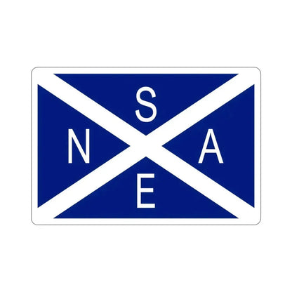 Flag of National Scottish Antarctic Expedition STICKER Vinyl Die-Cut Decal 5 Inch - The Sticker Space