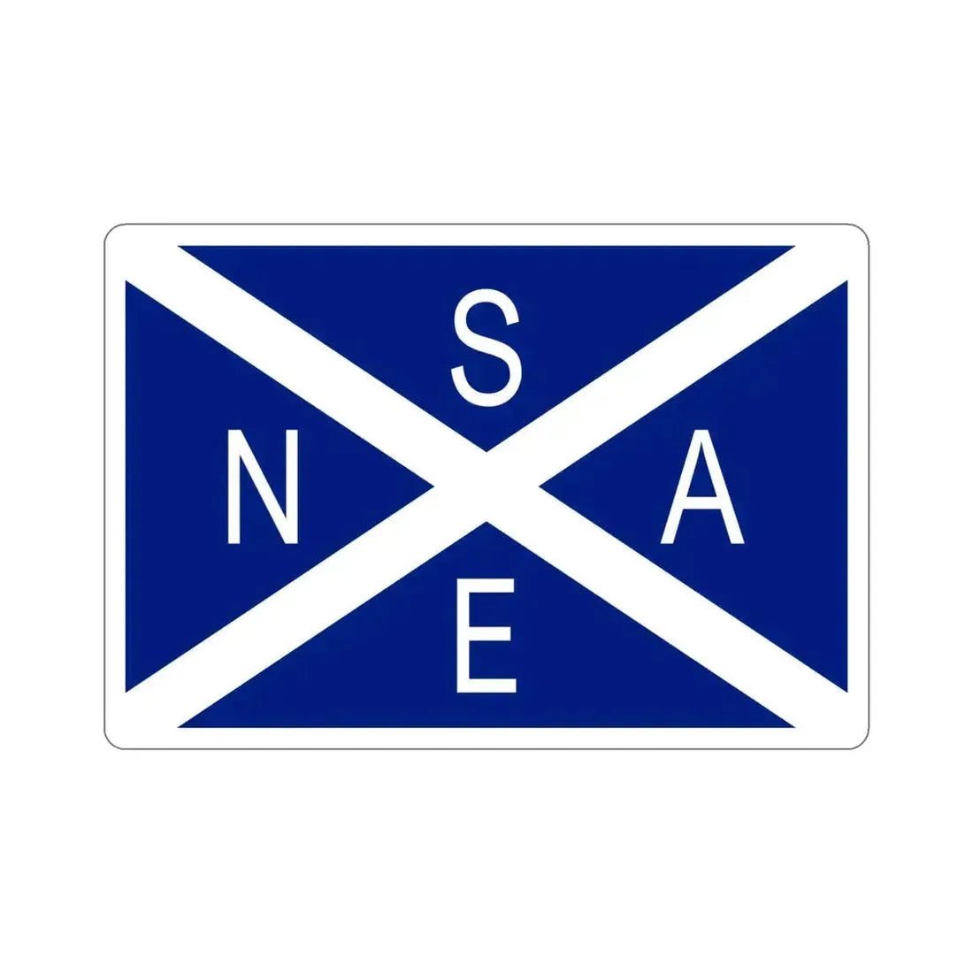 Flag of National Scottish Antarctic Expedition STICKER Vinyl Die-Cut Decal 5 Inch - The Sticker Space