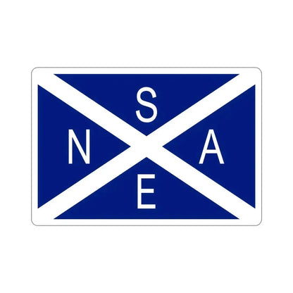 Flag of National Scottish Antarctic Expedition STICKER Vinyl Die-Cut Decal 5 Inch - The Sticker Space