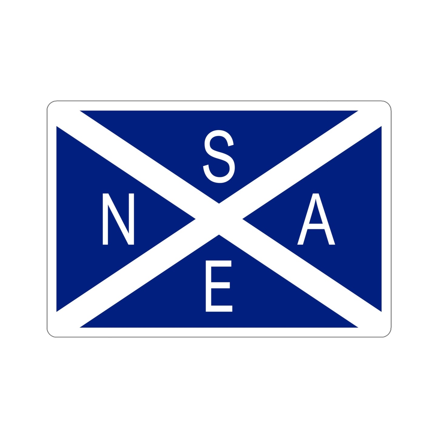 Flag of National Scottish Antarctic Expedition STICKER Vinyl Die-Cut Decal-6 Inch-The Sticker Space