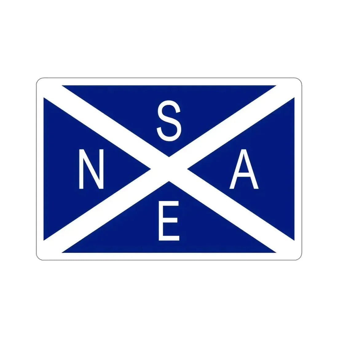 Flag of National Scottish Antarctic Expedition STICKER Vinyl Die-Cut Decal 6 Inch - The Sticker Space