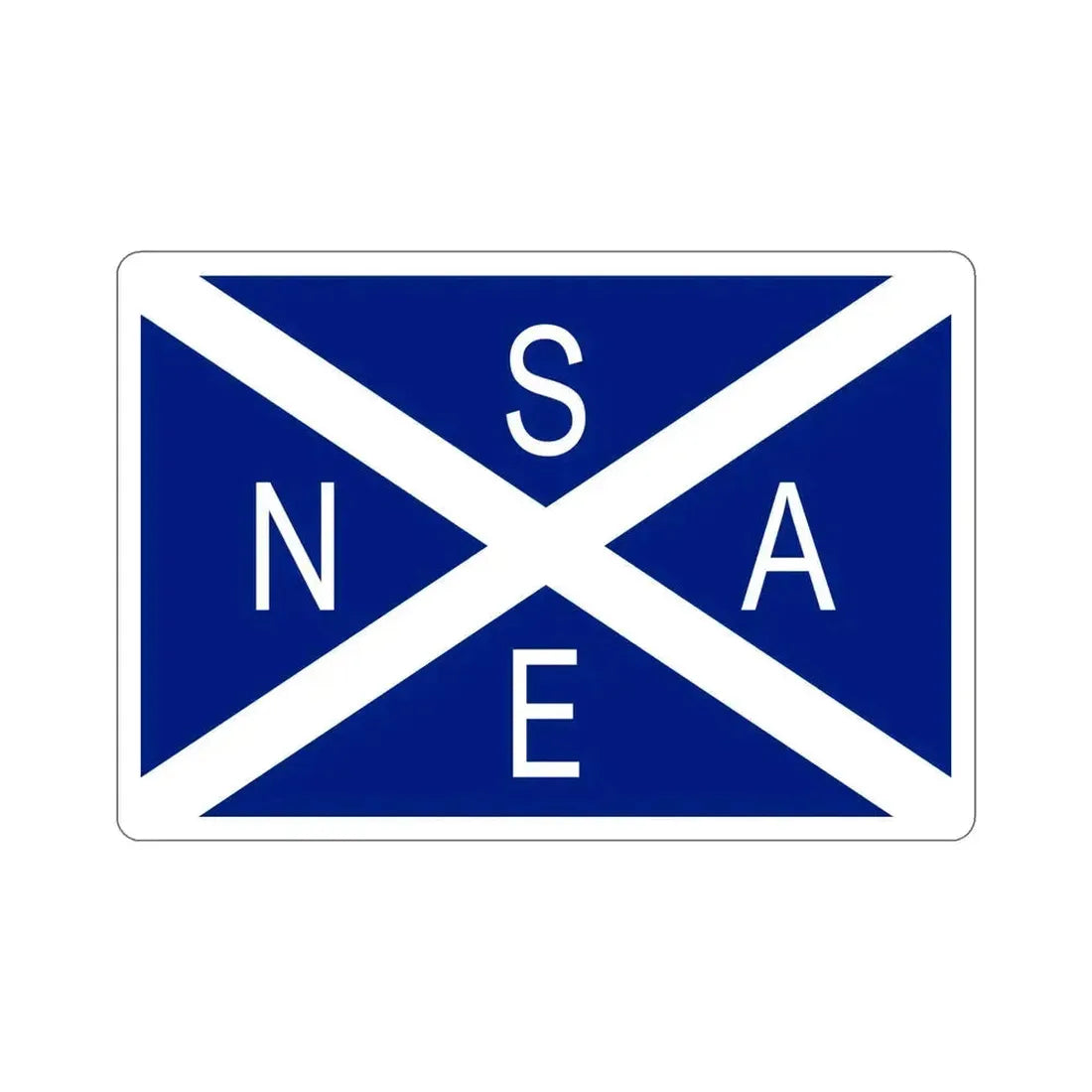 Flag of National Scottish Antarctic Expedition STICKER Vinyl Die-Cut Decal 6 Inch - The Sticker Space