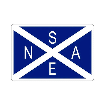 Flag of National Scottish Antarctic Expedition STICKER Vinyl Die-Cut Decal 6 Inch - The Sticker Space