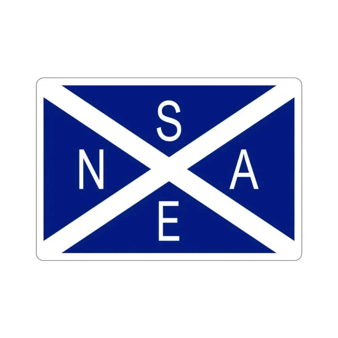 Flag of National Scottish Antarctic Expedition STICKER Vinyl Die-Cut Decal - The Sticker Space