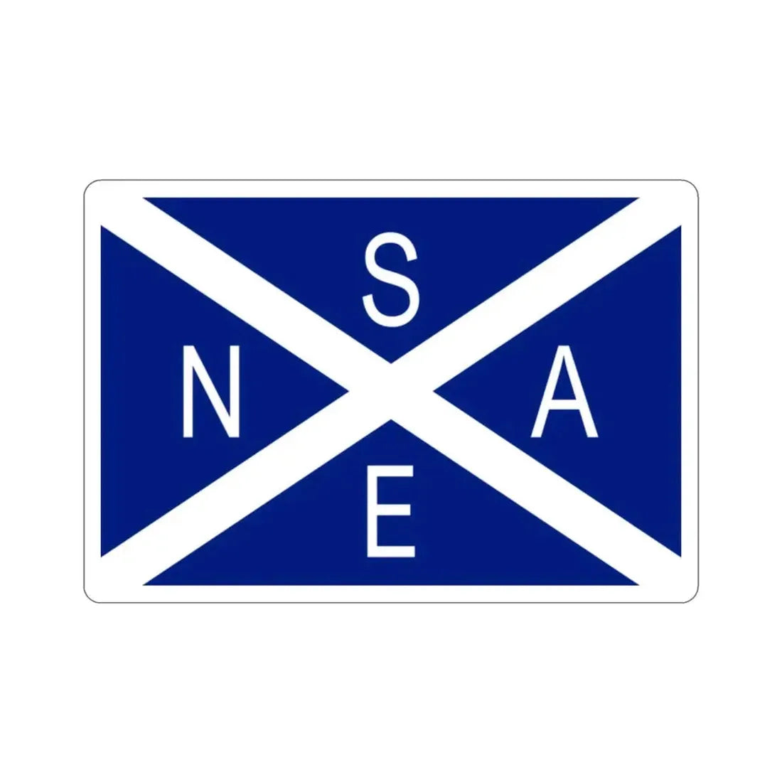 Flag of National Scottish Antarctic Expedition STICKER Vinyl Die-Cut Decal - The Sticker Space