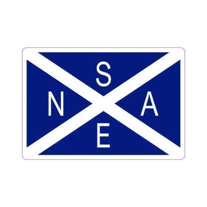 Flag of National Scottish Antarctic Expedition STICKER Vinyl Die-Cut Decal - The Sticker Space