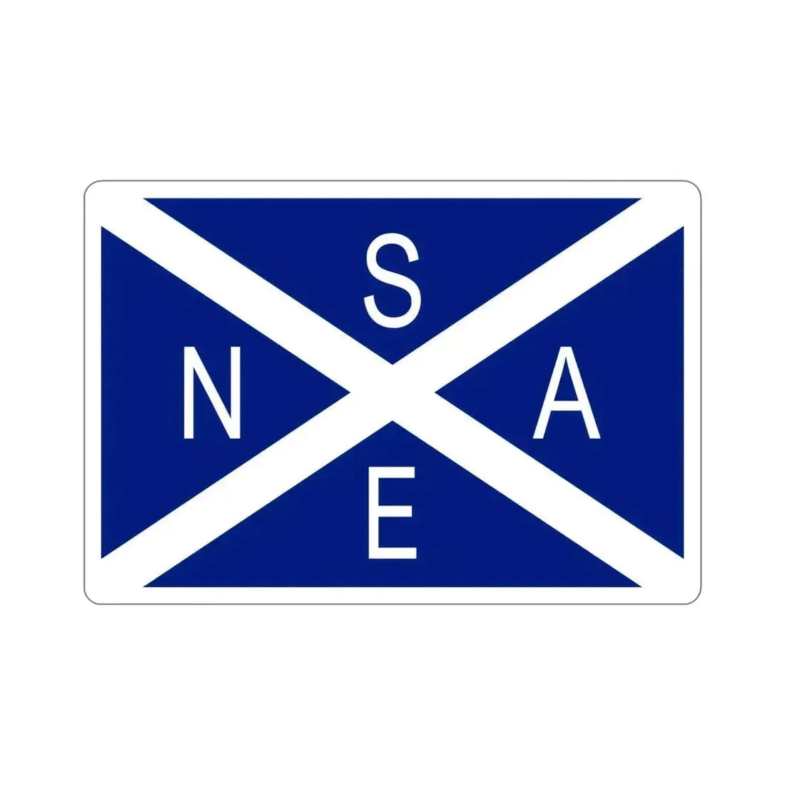 Flag of National Scottish Antarctic Expedition STICKER Vinyl Die-Cut Decal - The Sticker Space