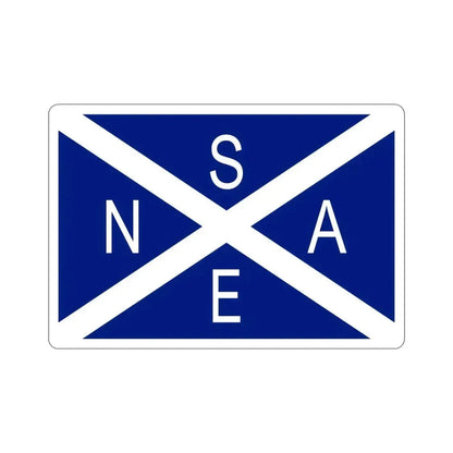 Flag of National Scottish Antarctic Expedition STICKER Vinyl Die-Cut Decal - The Sticker Space