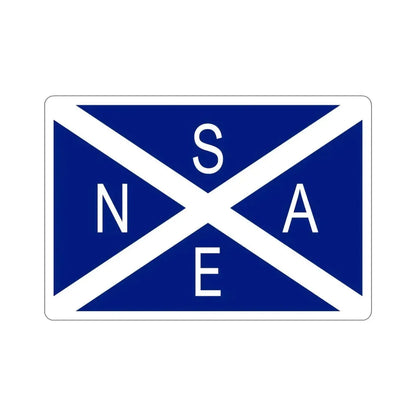 Flag of National Scottish Antarctic Expedition STICKER Vinyl Die-Cut Decal - The Sticker Space