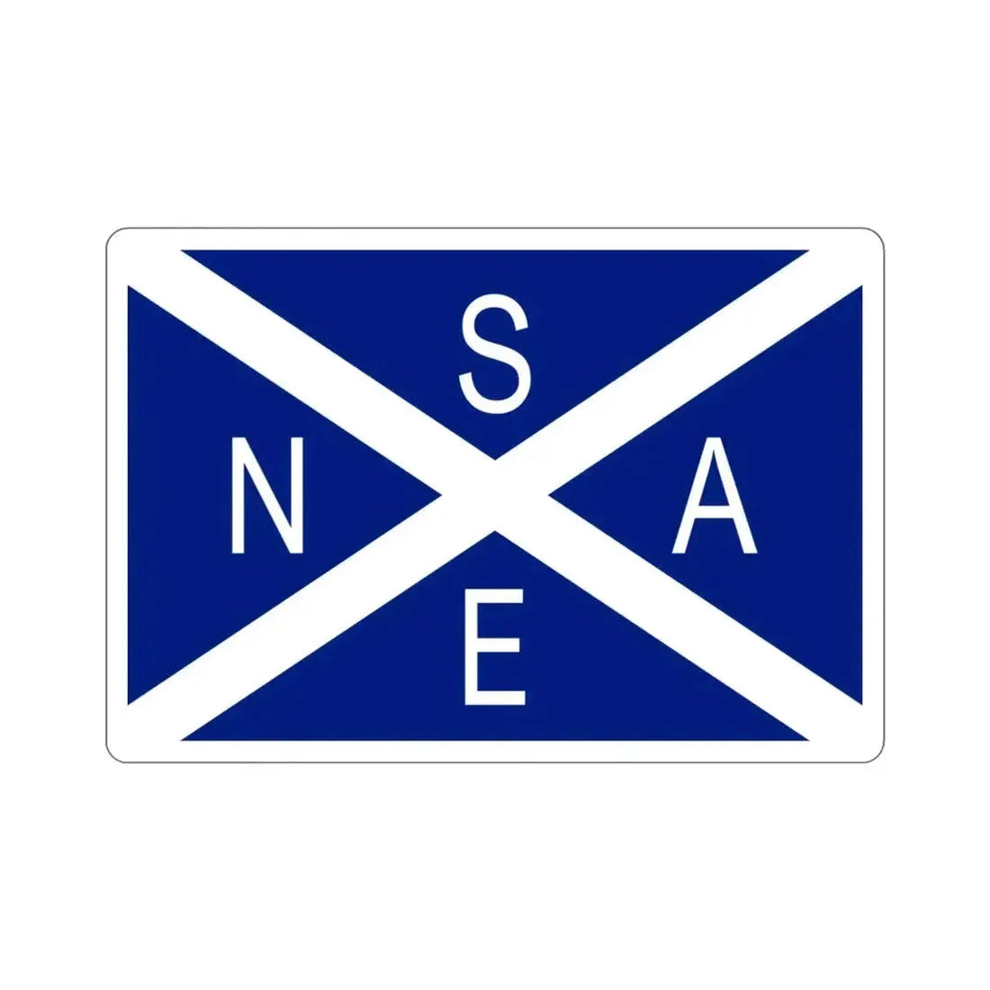 Flag of National Scottish Antarctic Expedition STICKER Vinyl Die-Cut Decal - The Sticker Space