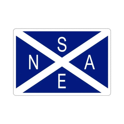 Flag of National Scottish Antarctic Expedition STICKER Vinyl Die-Cut Decal - The Sticker Space
