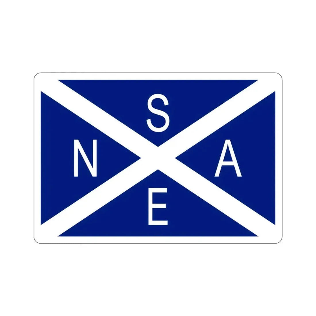 Flag of National Scottish Antarctic Expedition STICKER Vinyl Die-Cut Decal - The Sticker Space