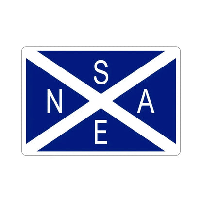 Flag of National Scottish Antarctic Expedition STICKER Vinyl Die-Cut Decal - The Sticker Space