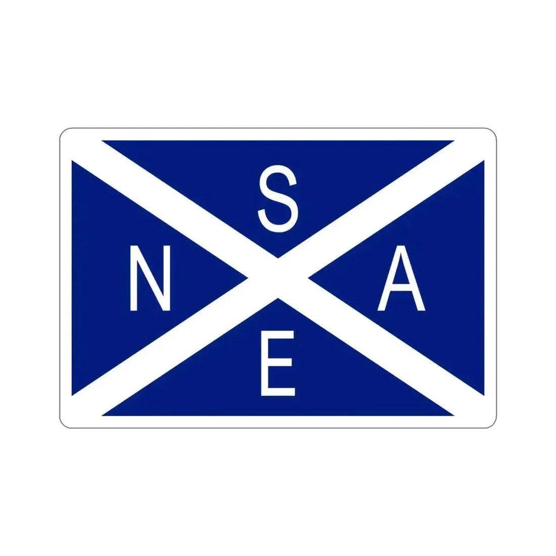 Flag of National Scottish Antarctic Expedition STICKER Vinyl Die-Cut Decal - The Sticker Space