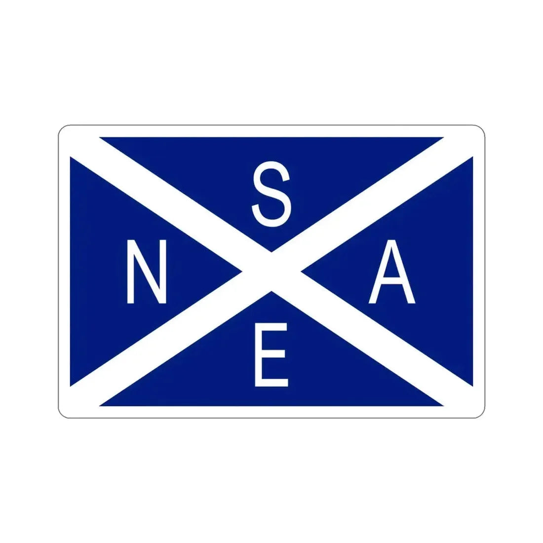 Flag of National Scottish Antarctic Expedition STICKER Vinyl Die-Cut Decal - The Sticker Space