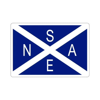 Flag of National Scottish Antarctic Expedition STICKER Vinyl Die-Cut Decal - The Sticker Space
