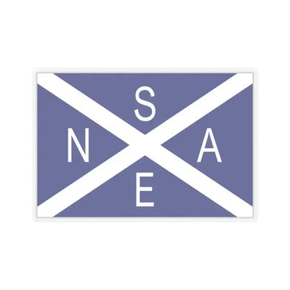 Flag of National Scottish Antarctic Expedition - STICKER Vinyl Kiss-Cut Decal 3 Inch Transparent - The Sticker Space