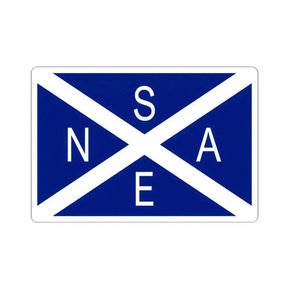 Flag of National Scottish Antarctic Expedition - STICKER Vinyl Kiss-Cut Decal 4 Inch White - The Sticker Space